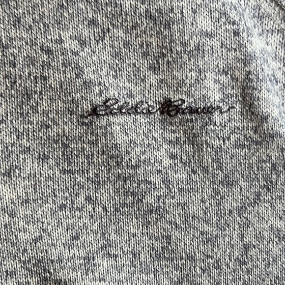 Eddie Bauer Gray Quarter Zip (large) - Picture 2 of 3
